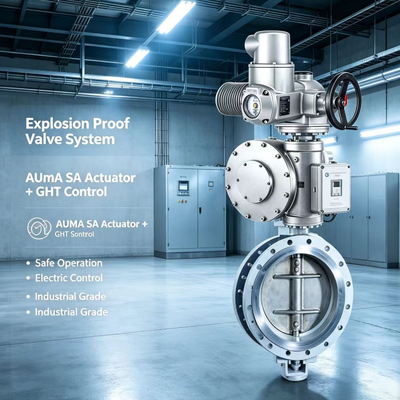 AUMA SA Multi-turn Actuator with GHT Gearbox High Torque Valve Drive Industrial Open-Close Duty Solution
