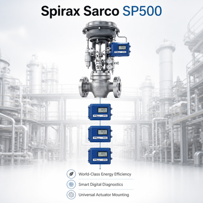 สไปแร็กซ์ ซาร์โค SP500 HART Smart Positioner ใหม่ล่าสุด ตัวควบคุมไฟฟ้า-นิวแมติก 4-20mA เข้ากันได้กับแอคทูเอเตอร์ฉงชิ่งฉวนอี้