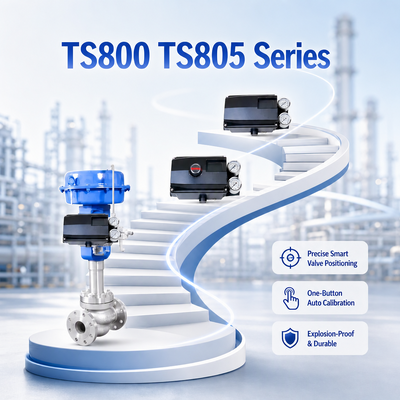 TS800 TS805 Series สมาร์ทวาล์วโพซิชันเนอร์ โกลบวาล์ว