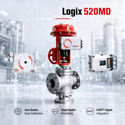 Flowserve Logix 520MD Plus ดิจิตอล HART 7 Positioner 4 20mA IP66