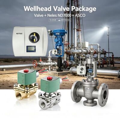 ตัวควบคุมวาล์วดิจิทัลอัจฉริยะ Valmet Me-sto Neles ND7000 พร้อมโซลินอยด์วาล์ว ASCO สำหรับการควบคุมกระบวนการ