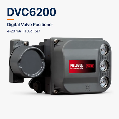 DVC6200 Digital Valve Positioner 4–20 mA HART Smart Valve Controller