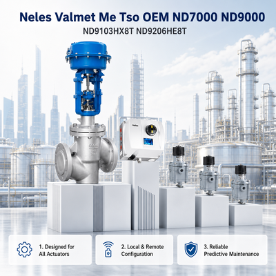 Neles Valmet Me Tso OEM ND7000 ND9000 ND9103HX8T ND9206HE8T เครื่องวางตําแหน่งปนูแมติกสมาร์ท