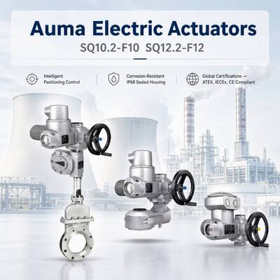 Auma SA SQ Series Electric Valve Actuator แรงดันสูง วาล์วควบคุมไฟฟ้าแบบมีกรงถ่วงดุล