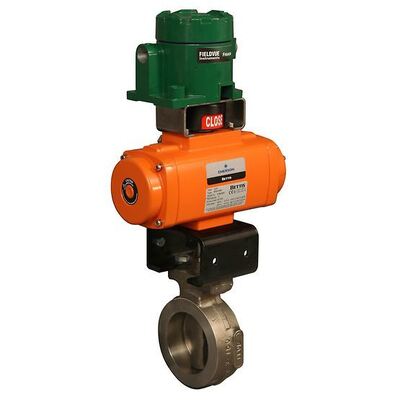 Fisher FIELDVUE 4400 เครื่องส่งตําแหน่งดิจิตอล เครื่องส่ง 4-20 mA Feedback with Valve
