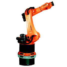 KR 500 R2380 ความแม่นยำสูง 6 แกนแขนหุ่นยนต์ Palletizer 1050mm X 1050mm รอยเท้าสำหรับ KUKA