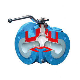 Three Way Pneumatic Control Valve เรียงรายบอลวาล์ว AMP3 รุ่นประสิทธิภาพสูง