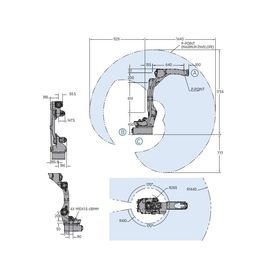 หุ่นยนต์เชื่อมอาร์คแบบ 6 แกน Yaskawa Motoman AR1440 ให้ประสิทธิภาพที่รวดเร็วและแม่นยำด้วยตัวควบคุมหุ่นยนต์ YRC1000