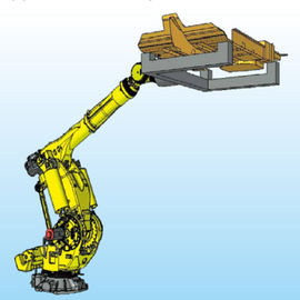6 แกน 700 น้ำหนักบรรทุก Fanuc Spot Welding Robot ± 0.1mm ประเภทการทำซ้ำก้อง