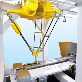แขนหุ่นยนต์ไฟฟ้าอัจฉริยะ Fanuc / แขนหุ่นยนต์ที่ตั้งโปรแกรมได้สีเหลือง