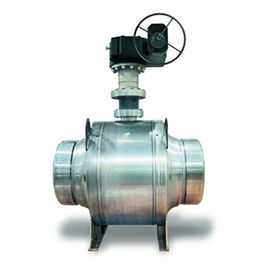 PN 16 คลาส 150 Trunnion ติดตั้งบอลวาล์ววาล์วควบคุม VW1 พร้อมตัวระบุตำแหน่ง