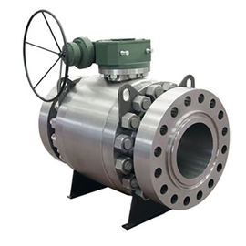 VB2 VB3 Trunnion บอลวาล์ววัสดุที่นั่งนุ่ม / โลหะมีความแข็งแรงสูง