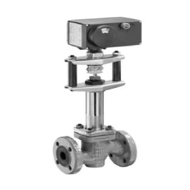 ANSI วาล์วลูกโลกไฟฟ้า Class 125 - 150 ความดันด้วย SVI2-21113111 Digital Valve Positioner