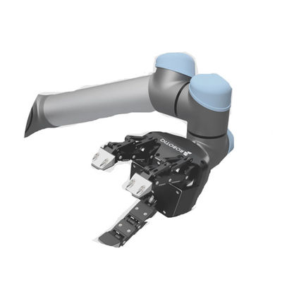 ROBOTIQ หุ่นยนต์จับยึดแบบปรับได้ 3 นิ้วรวมกับหุ่นยนต์ทำงานร่วมกัน AUBO i5 สำหรับการหยิบหุ่นยนต์