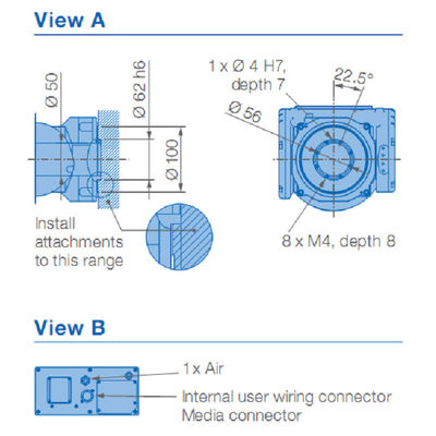 เครื่องเชื่อมอาร์คน้ำหนักบรรทุก 1440 มม. 12 กก. AR1440 แขนหุ่นยนต์ Yaskawa
