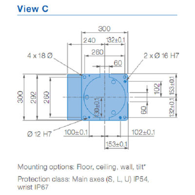 เครื่องเชื่อมอาร์คน้ำหนักบรรทุก 1440 มม. 12 กก. AR1440 แขนหุ่นยนต์ Yaskawa
