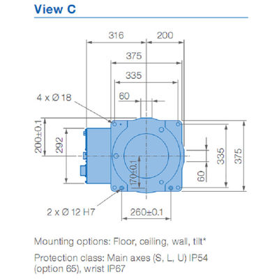 Yaskawa GP25-12 12kg Payload 2010mm 6 Axis Robot Arm