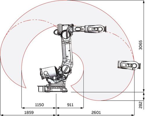 ABB IRB 6700 น้ำหนักบรรทุก 200 กก. แขนเชื่อมหุ่นยนต์ 6 แกน
