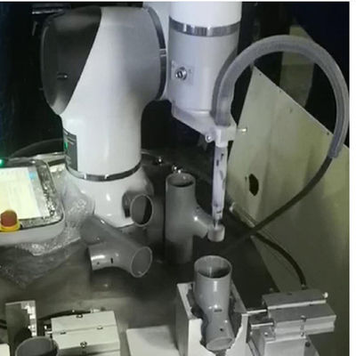 Hansrobot E05-L แขนหุ่นยนต์จีน 10 กก. พร้อมกริปเปอร์สูญญากาศไฟฟ้า Onrobot VGP20