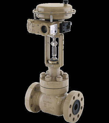 Samson Globe Valve 3251 การรวมตัวกับแอคชูเอเตอร์เพื่อควบคุมอัตราการไหลหรืออุณหภูมิ