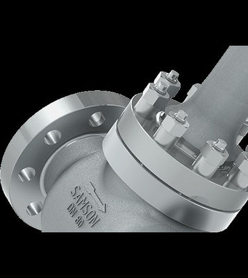 Samson Globe Valve 3251 การรวมตัวกับแอคชูเอเตอร์เพื่อควบคุมอัตราการไหลหรืออุณหภูมิ