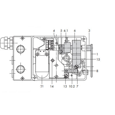 Samson Type 4763 Electro Pneumatic Positioner พร้อมวาล์วที่แตกต่างกัน