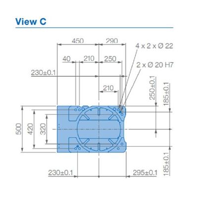 แขนหุ่นยนต์ 6 แกน GP225 น้ำหนักบรรทุก 225 กก. ถึง 2702 มม. หุ่นยนต์ขนถ่ายวัสดุ