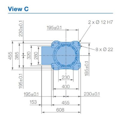 แขนหุ่นยนต์ 6 แกน GP110 น้ำหนักบรรทุก 110 กก. ถึง 2236 มม. สำหรับการขนย้ายวัสดุ