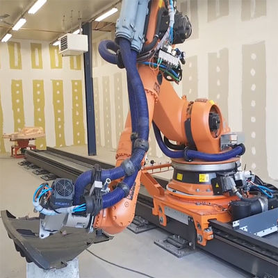 หุ่นยนต์กัด KUKA KR 210 R2700-2 น้ำหนักบรรทุก 275Kg ถึง 2701 มม. KR C5 KR C4 คอนโทรลเลอร์แขนหุ่นยนต์มิลลิ่ง