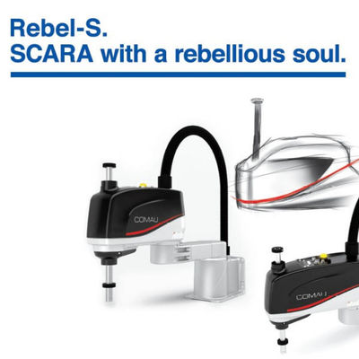 แขนหุ่นยนต์ทำงานร่วมกันในอุตสาหกรรม Rebel-S6-0.45 สำหรับหุ่นยนต์ Pick And Place