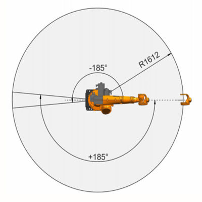 KR16 R1610-2 น้ำหนักบรรทุก 20 กก. ถึงแขนหุ่นยนต์เชื่อม 1612 มม