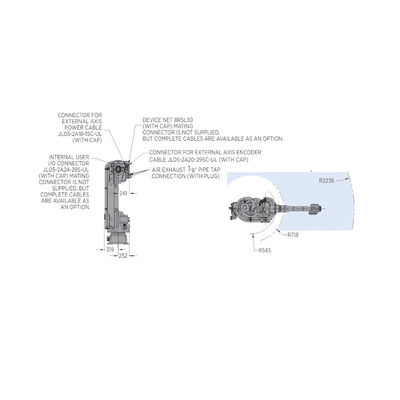แขนหุ่นยนต์ 6 แกนพร้อม GP88 88KG Payload Industrial Robot สำหรับ Pick And Place Machine