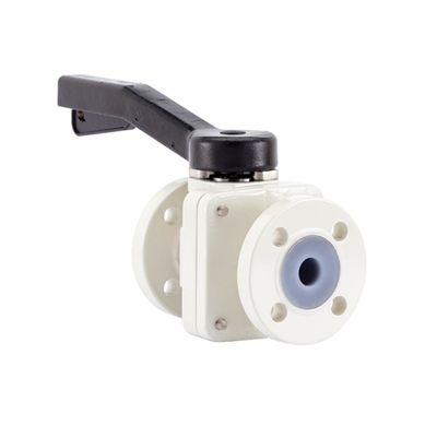 Neotecha NXR PFA บอลวาล์วที่มีตัวกระตุ้นแบบแมนนวลมาตรฐาน API 609
