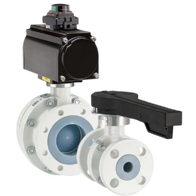 วาล์ว Neotecha ของ Emerson รุ่น NTB / NTC PFA Lined Ball Valves