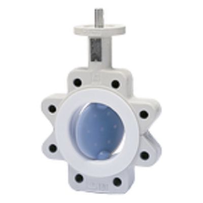 Neotecha NeoSeal Lined Butterfly Valve พร้อมวาล์วผีเสื้อตัวกระตุ้นแบบแมนนวล