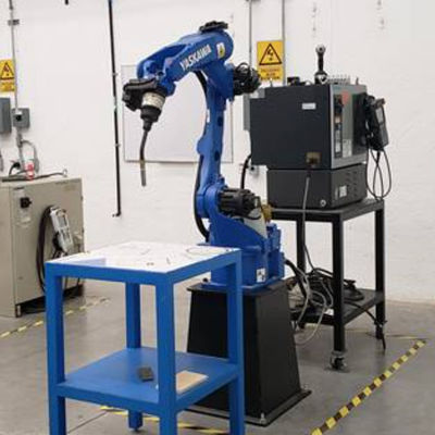 6 Aixs แขนหุ่นยนต์ CNC ของ Motoman GP110 พร้อมน้ำหนักบรรทุก 110KG สำหรับอุปกรณ์ขนถ่ายวัสดุ