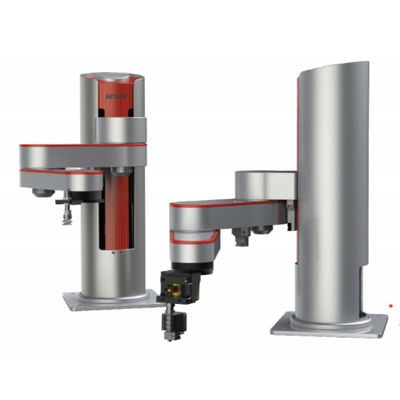 กำลังโหลดและขนถ่ายหุ่นยนต์ Hitbot Z-Arm 1632 4 แกนเลือกและวางเป็น Cobot