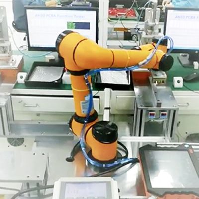 หุ่นยนต์ร่วมปฏิบัติงานที่รวดเร็วและแม่นยำ AUBO I3 พร้อมน้ำหนักบรรทุก Cobot 3KG สำหรับอุปกรณ์ขนถ่ายวัสดุ