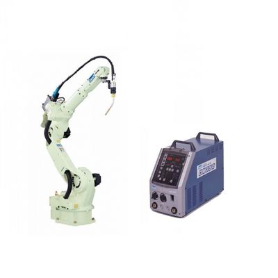 หุ่นยนต์เชื่อมอัตโนมัติของหุ่นยนต์เชื่อม FD-V8L พร้อม DM350 ARC Welders เป็นเครื่องเชื่อม Mig