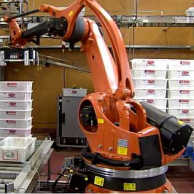 Robot Palletizer ราคา KR 120 PA 5 แกนแขนหุ่นยนต์อุตสาหกรรมบรรจุ Robot