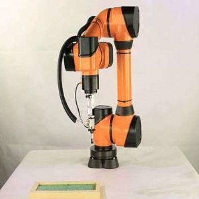เลือกและวางหุ่นยนต์ AUBO I10 Cobot Robotic Arm 6 Axis สําหรับการทํางานเป็นหุ่นยนต์ร่วมมือ