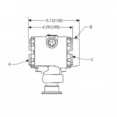 Rose-Mount 2090F เครื่องส่งสัญญาณความดันที่ถูกสุขลักษณะ
