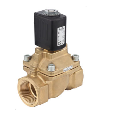Burkert Type 6407 ในฐานะที่เป็น Servo Assisted Piston Valve 2/2-Way เหมาะสำหรับแก๊สและไอน้ำของตัววาล์ว