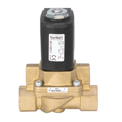 Burkert Type 6407 ในฐานะที่เป็น Servo Assisted Piston Valve 2/2-Way เหมาะสำหรับแก๊สและไอน้ำของตัววาล์ว