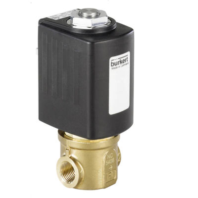 Burkert Type 5406 Piston Valve พร้อม 2/2 Way สำหรับ Servo-Assisted ใช้เป็นโซลินอยด์วาล์ว