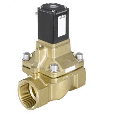 Burkert Type 5404 โซลินอยด์วาล์วพร้อมเซอร์โวช่วย 2/2-Way เป็นลูกสูบวาล์วของชิ้นส่วนวาล์ว