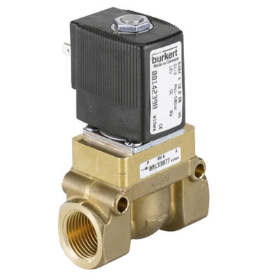ทนความดันสูง 3/2 การทํางาน Burkert วาล์ว solenoid ทองแดง 6524 สําหรับการลดความดัน