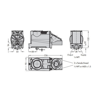 Samson Positioner 3731-3 พร้อมคำติชมของตัวกำหนดตำแหน่งไฟฟ้าในฐานะตัวกำหนดตำแหน่งวาล์วทำงานกับ Valves