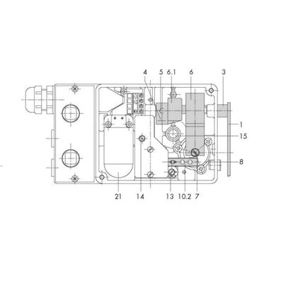 ความแม่นยำสูง Samson 4763 Positioner เป็นชิ้นส่วนวาล์วสำหรับวาล์วควบคุมของ Samson Valve