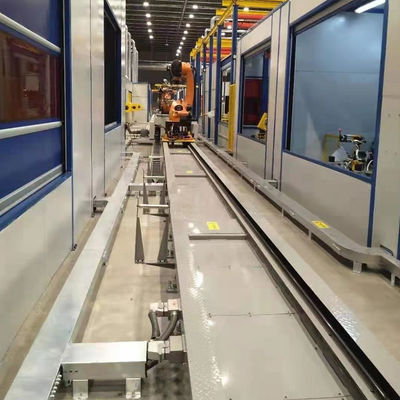 รางนำหุ่นยนต์พร้อมน้ำหนักบรรทุก 500KG และการเข้าถึง 2000 มม. เป็นรางนำเชิงเส้นสำหรับเครื่อง CNC